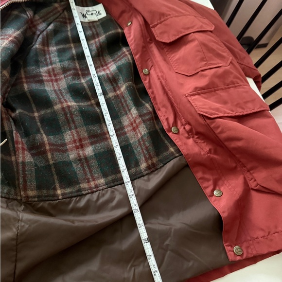 Woolrich wool-lined shell - burnt sienna / dark orange - Picture 12 of 15